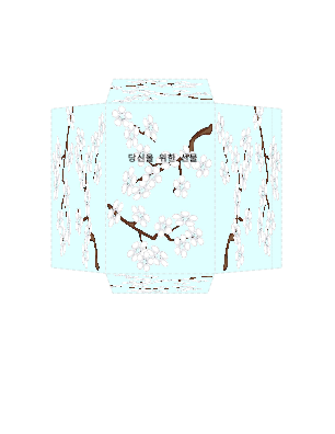 돈 봉투(파랑 꽃무늬 디자인) 돈 봉투(파랑 꽃무늬 디자인)